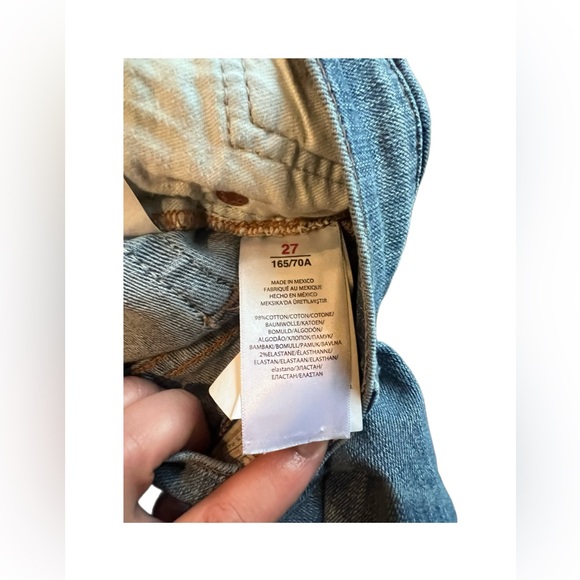 Polo Ralph Lauren Tompkins Skinny Crop Vintage with Frayed Hem. - Picture 9 of 11